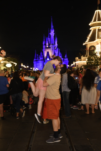 Andrew and Emma at the Magic Kingdom